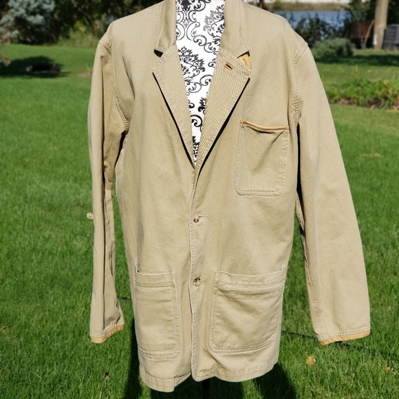 ORVIS Men's Canvas Cotton Hunting Blazer Jaket - Picture 2 of 8